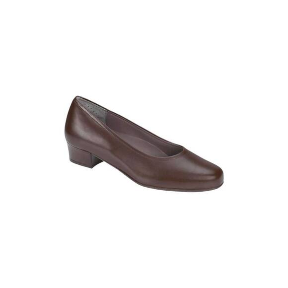NEW SAS women's regina pump shoes in brown